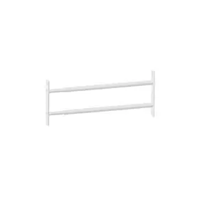 2 barreaux télescopiques de fenêtre, acier blanc, Mottez, L.55 à 103 cm
