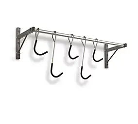 Rangement mural coulissant pour 5 vélos L. 119 cm Mottez acier