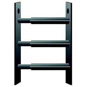 3 barreaux télescopiques de fenêtre, acier gris Mottez, L.55 à 103 cm