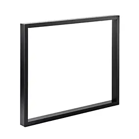 Pied de table rectangulaire Mottez en acier noir H. 71,8 cm