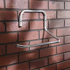 Crochet porte-rouleau papier 30 cm Mottez acier
