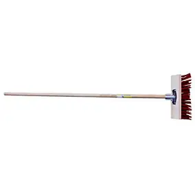 Balai cantonnier pvc manche bois L.170 cm
