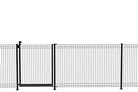 Panneau de sécurité piscine Aquaclassic GR 70 Dirickx – H.130,6 x L.198 cm – acier galvanisé gris