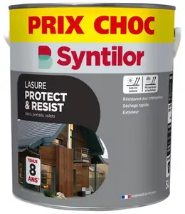 Lasure bois extérieur incolore satinée protection 8 ans 5 L