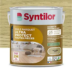 Huile pour parquet biosourcée aspect naturel Syntilor mat 2,5 L