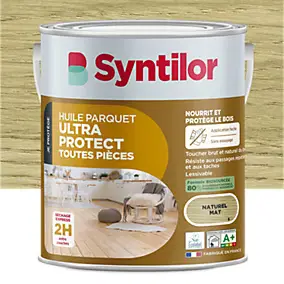Huile pour parquet biosourcée aspect chêne naturel mat Syntilor 5 L
