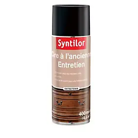 Encaustique aérosol cire à l'ancienne incolore Syntilor 400 ml