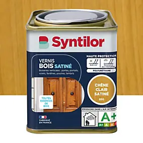 Vernis extérieur BS Ton chêne clair Satiné Syntilor - 0.25 L