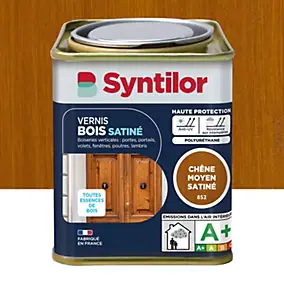 Vernis bois chêne moyen satiné Syntilor 0.25 L
