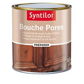 Bouche pores pour meubles et bois eries Syntilor 0.5 L