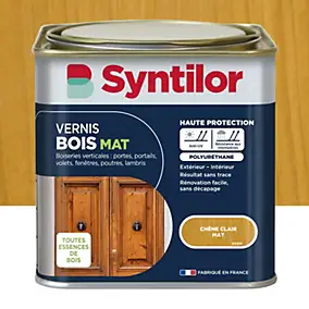 Vernis bois chêne clair mat Syntilor 0.5 L