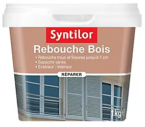 Rebouche bois intérieur et extérieur Syntilor 1kg