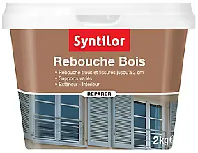 Rebouche bois trous et fissures Syntilor 2kg