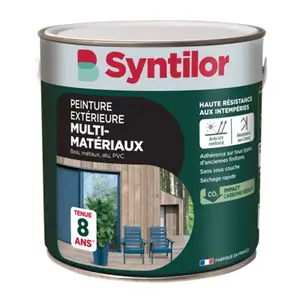 Peinture extérieure multisupport rouge basque satin 0,5 L