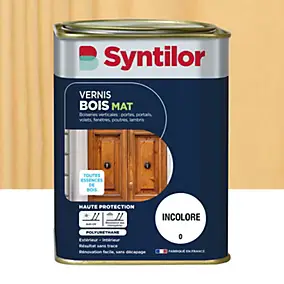 Vernis bois incolore mat Syntilor 1L