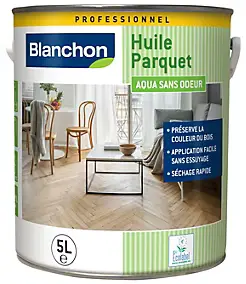 Huile bois intérieur professionnel Aqua Blanchon bois mat 5L