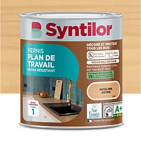 Vernis plan de travail Biosourcé Syntilor incolore satiné 0,5L
