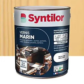 Vernis marin bois incolore brillant 2,5L Syntilor