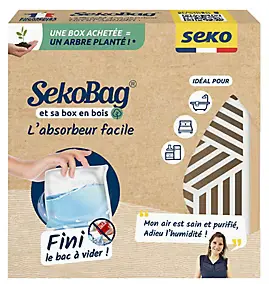 Absorbeur d'humidité avec 1 sachet absorbeur Seko Seko Bag pour surface de 15 m²