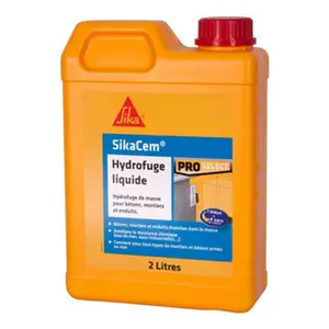 Enduit hydrofuge liquide en bidon de 2 L