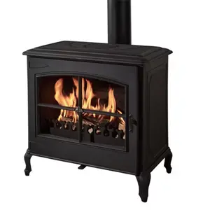 Poêle à bois "Rustica" anthracite - 10 kW