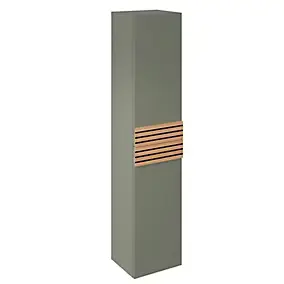 Colonne de salle de bains à suspendre ouverture droite Archi fougère mat H. 160 x L. 35 cm