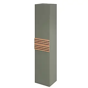 Colonne de salle de bains à suspendre ouverture gauche Archi fougère mat H. 160 x L. 35 cm