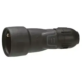 Fiche femelle 16A 2 P+T noir lumineuse Legrand
