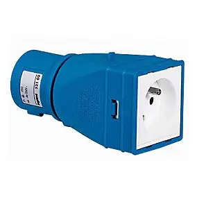 Adaptateur prise industrielle Legrand 2 P+T 16 ampères