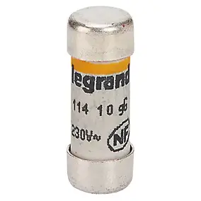 3 fusibles céramique Legrand 8.5 x 23 mm avec voyant