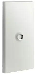 Porte blanche pour coffret 3 rangées "Drivia"