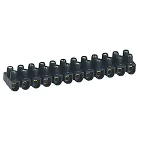 Borne de raccordement (domino) Legrand 0 984 31 coloris noir 12 plots de 6 mm² 41 A
