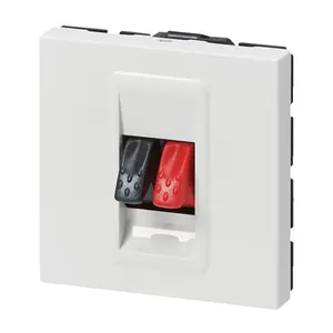 Prise haut-parleur 2 modules "Mosaic"