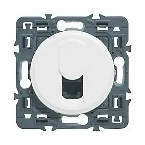 Mécanisme de prise RJ 45 inFormatique-téléphone Legrand Céliane blanc