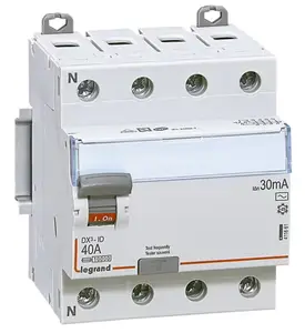 Interrupteur différentiel tétrapolaire 30 mA 40A type AC