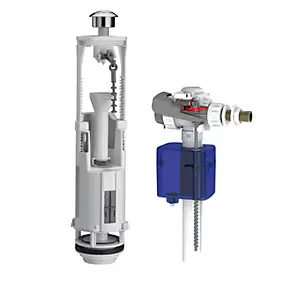 Chasse d'eau + robinet flotteur Siamp Aquastop optima + étrier