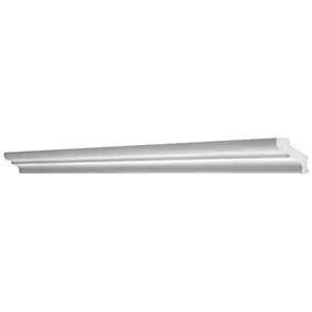 Moulure polystyrène extrudé Stella 2 m x 35 mm, h.32 mm