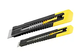 Cutter 9 et 18 mm Stanley - 2 pièces