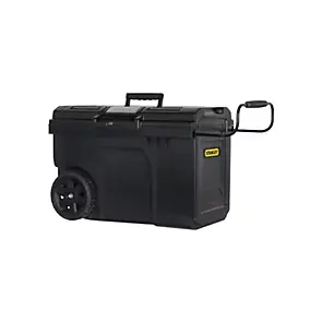Coffre de chantier vide polypropylène cadenassable Stanley 38 cm