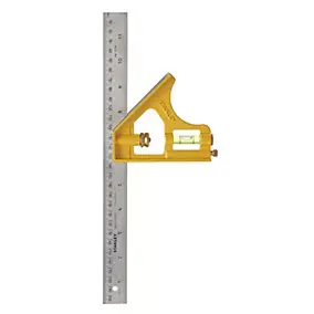 Equerre combinée Stanley Acier Jaune