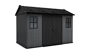Abri de jardin Newton Plus Keter 1175 L350 x P230 x H246 cm 8,05 m² gris anthracite