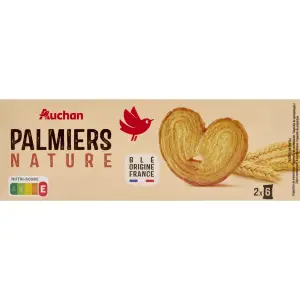 PALMIERS NATURE AUCHAN