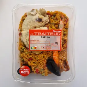 PAÊLLA AUCHAN LE TRAITEUR