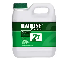 Bidon carburant Premium moteur 2 temps 2L