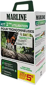Kit 1ere utilisation pour tronçonneuses Marline