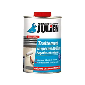 Traitement imperméabilisant façades et toitures Julien mat blanc cassé 2,5L