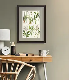 Cadre photo en bois noir, double verre 21 x 29 Ariane, Duali