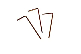 Fixation pour cloches et tunnels Jany H. 17,5 cm en métal vendue par 20 pièces