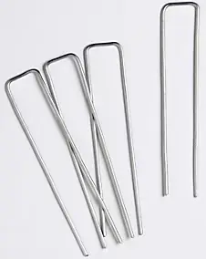 Sachet de 20 petites agrafes Jany H. 14 cm x L. 3 cm métal