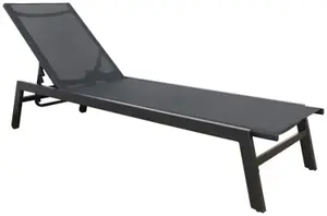 Bain de soleil aluminium noir